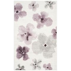 Adirondack, IVORY / PURPLE, 3' X 5', Area Rug