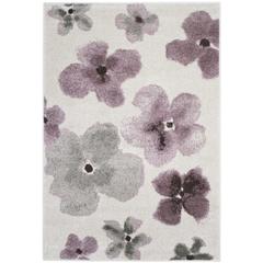 Adirondack, IVORY / PURPLE, 4' X 6', Area Rug, ADR123L-4