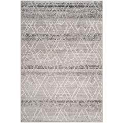 Adirondack, SILVER / IVORY, 5'-1" X 7'-6", Area Rug, ADR124B-5
