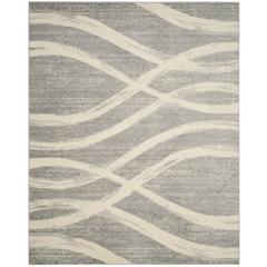 Adirondack, GREY / CREAM, 8' X 10', Area Rug