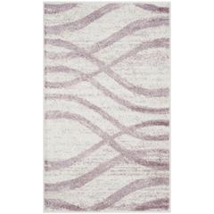 Adirondack, CREAM / PURPLE, 2'-6" X 4', Area Rug