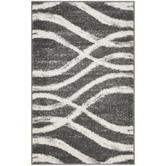 Adirondack, CHARCOAL / IVORY, 2'-6" X 4', Area Rug, ADR125R-24