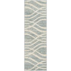Adirondack, CREAM / SLATE, 2'-6" X 8', Area Rug