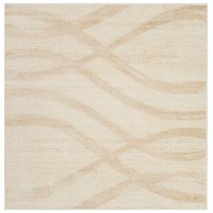 Adirondack, CREAM / CHAMPAGNE, 4' X 4' Square, Area Rug