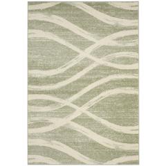 Adirondack, SAGE / CREAM, 4' X 6', Area Rug