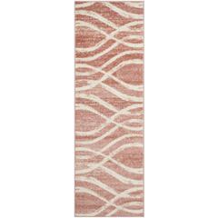 Adirondack, ROSE / CREAM, 2'-6" X 10', Area Rug