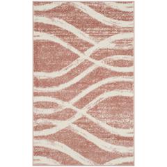 Adirondack, ROSE / CREAM, 3' X 5', Area Rug
