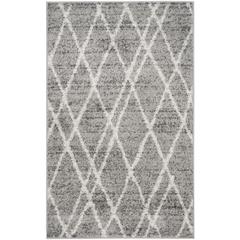 Adirondack, IVORY / SILVER, 3' X 5', Area Rug, ADR128B-3