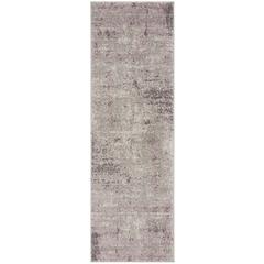 Adirondack, LIGHT GREY / PURPLE, 2'-6" X 10', Area Rug, ADR130M-210