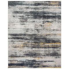 ADIRONDACK, LIGHT GREY / BLACK, 8' X 10', Area Rug