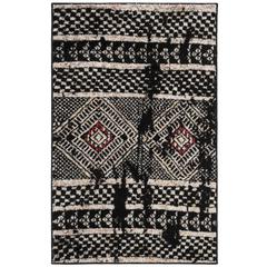 ADIRONDACK, BLACK / LIGHT GREY, 3' X 5', Area Rug