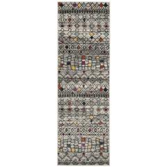 ADIRONDACK, LIGHT GREY / FUCHSIA, 2'-6" X 8', Area Rug, ADR204F-28