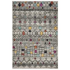 ADIRONDACK, LIGHT GREY / FUCHSIA, 4' X 6', Area Rug, ADR204F-4