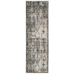 ADIRONDACK, LIGHT GREY / FUCHSIA, 2'-6" X 8', Area Rug, ADR210F-28