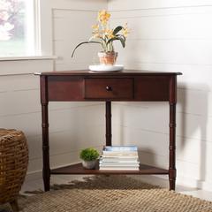GOMEZ CORNER TABLE WITH STORAGE DRAWER, AMH5709D