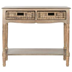 CDARK GREYIN 2 DRAWER CONSOLE, AMH5716B