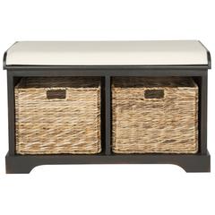 FREDDY WICKER STORAGE BENCH, AMH5736A