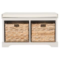 FREDDY WICKER STORAGE BENCH, AMH5736F