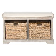 FREDDY WICKER STORAGE BENCH, AMH5736G