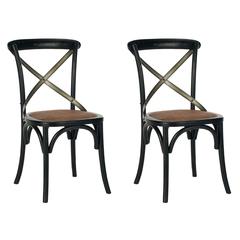 ELEANOR 18''H X BACK FARMHOUSE SIDE CHAIR, AMH9501B-SET2