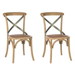 ELEANOR 18''H X BACK FARMHOUSE SIDE CHAIR, AMH9501C-SET2