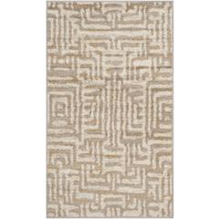 AMSTERDAM, IVORY / MAUVE, 3' X 5', Area Rug, AMS106A-3