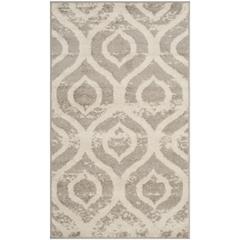 AMSTERDAM, IVORY / MAUVE, 3' X 5', Area Rug, AMS107A-3
