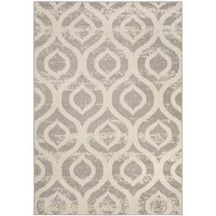AMSTERDAM, IVORY / MAUVE, 5'-1" X 7'-6", Area Rug, AMS107A-5