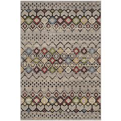 AMSTERDAM, LIGHT GREY / MULTI, 5'-1" X 7'-6", Area Rug