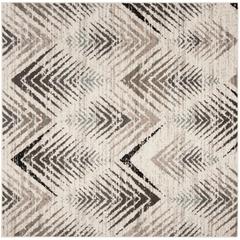 AMSTERDAM, CREAM / BEIGE, 6'-7" X 6'-7" Square, Area Rug, AMS110A-7SQ