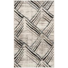 AMSTERDAM, CREAM / CHARCOAL, 3' X 5', Area Rug