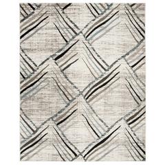 AMSTERDAM, CREAM / CHARCOAL, 8' X 10', Area Rug