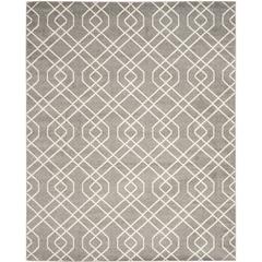 AMHERST, GREY / IVORY, 8' X 10', Area Rug, AMT407C-8