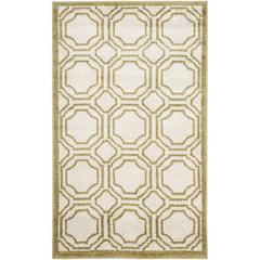 AMHERST, IVORY / LIGHT GREEN, 2'-6" X 4', Area Rug, AMT411A-24