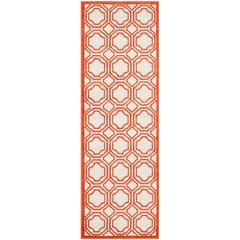 AMHERST, IVORY / ORANGE, 2'-3" X 7', Area Rug, AMT411F-27