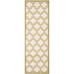 AMHERST, IVORY / LIGHT GREEN, 2'-3" X 7', Area Rug, AMT412A-27