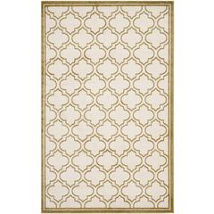 AMHERST, IVORY / LIGHT GREEN, 5' X 8', Area Rug, AMT412A-5