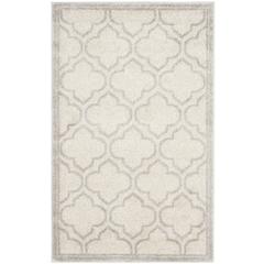 AMHERST, IVORY / LIGHT GREY, 2'-6" X 4', Area Rug, AMT412E-24
