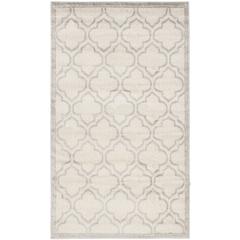 AMHERST, IVORY / LIGHT GREY, 3' X 5', Area Rug, AMT412E-3