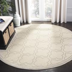 AMHERST, IVORY / LIGHT GREY, 7' X 7' Round, Area Rug, AMT412E-7R