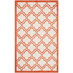 AMHERST, IVORY / ORANGE, 3' X 5', Area Rug, AMT412F-3