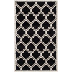 AMHERST, ANTHRACITE / IVORY, 3' X 5', Area Rug, AMT412G-3