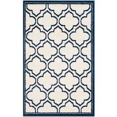 AMHERST, IVORY / NAVY, 2'-6" X 4', Area Rug, AMT412M-24