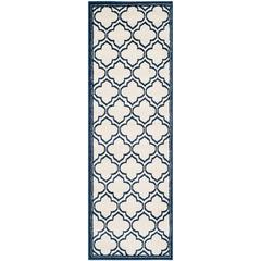 AMHERST, IVORY / NAVY, 2'-3" X 7', Area Rug, AMT412M-27