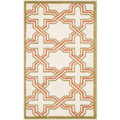 AMHERST, IVORY / LIGHT GREEN, 2'-6" X 4', Area Rug, AMT413A-24