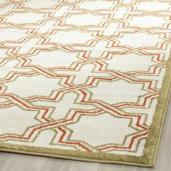 AMHERST, IVORY / LIGHT GREEN, 6' X 9', Area Rug, AMT413A-6