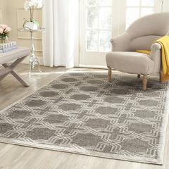 AMHERST, GREY / LIGHT GREY, 5' X 8', Area Rug, AMT413C-5