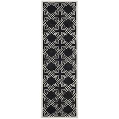 AMHERST, ANTHRACITE / IVORY, 2'-3" X 7', Area Rug, AMT413G-27