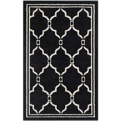 AMHERST, ANTHRACITE / IVORY, 2'-6" X 4', Area Rug, AMT414G-24