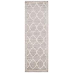 AMHERST, LIGHT GREY / IVORY, 2'-3" X 7', Area Rug, AMT415B-27